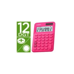 Calculadora Sobremesa Casio HS MS-20UC-RD 12 digitos Fucsia