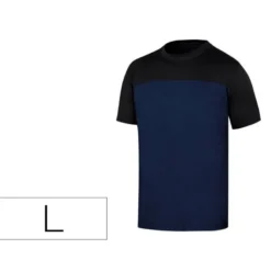 Camiseta manga corta Deltaplus color azul de talla L