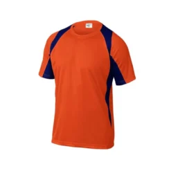 Camiseta manga corta Deltaplus de color Naranja Talla XXL