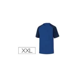 Camiseta manga corta Deltaplus de color azul talla XXL