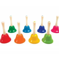 Campanita Pequeña de mano con Mango Colores surtidos Amaya