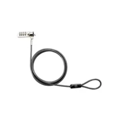 CANDADO DE SEGURIDAD HP PARA PORTATILES CON LLAVE Y CERRADURA CON COMBINACION LONGITUD 1,22 M