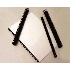 Canutillo plastico Marca Q-connect Redondo 12 MM Negro