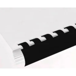 Canutillo plastico Marca Q-connect Redondo 8 MM Negro