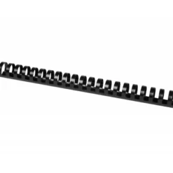 Canutillo plastico marca Q-connect Redondo 25 MM Negro