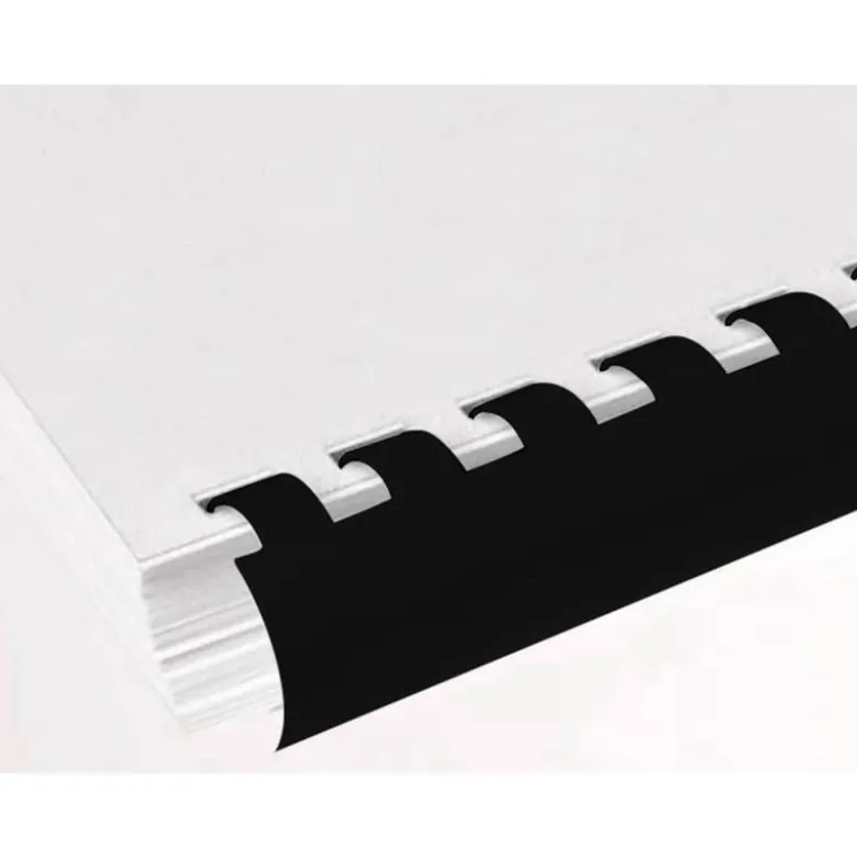 Canutillo plastico Marca Q-connect Redondo 18 MM Negro