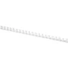 Canutillo q-connect redondo 14 mm plastico blanco capacidad 130 hojas caja de 100 unidades