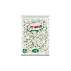 Caramelos halls respiral sabor menta eucalipto bolsa de 1 kg.
