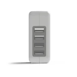 CARGADOR DE PARED GROOVY 4 USB COLOR BLANCO