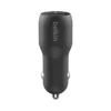 CARGADOR PARA COCHE BELKIN CCB001BTBK DOBLE USB-A 24W 12W X2 COLOR NEGRO