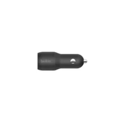 CARGADOR PARA COCHE BELKIN CCB001BTBK DOBLE USB-A 24W 12W X2 COLOR NEGRO