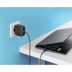 CARGADOR UNIVERSAL NGS DE PARED PARA PORTATIL 45W TIPO C 5V/9V/12V/15V-3A 20V/2,25A