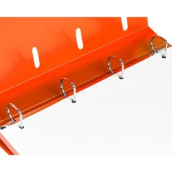 CARPETA 4 ANILLAS 25 MM LIDERPAPEL DIN A4 COLOR NARANJA POLIPROPILENO