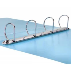 CARPETA 4 ANILLAS 40 MM LIDERPAPEL DIN A4 COLOR AZUL POLIPROPILENO