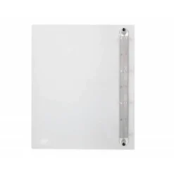 CARPETA 4 ANILLAS 40 MM LIDERPAPEL DIN A4 COLOR TRANSPARENTE POLIPROPILENO