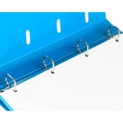 CARPETA 4 ANILLAS 25 MM LIDERPAPEL DIN A4 COLOR AZUL POLIPROPILENO