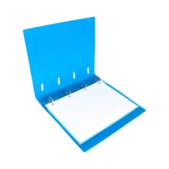 CARPETA 4 ANILLAS 25 MM LIDERPAPEL DIN A4 COLOR AZUL POLIPROPILENO