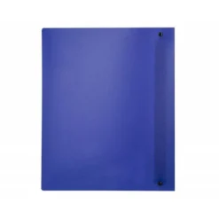 CARPETA 4 ANILLAS 40 MM LIDERPAPEL DIN A4 COLOR AZUL POLIPROPILENO