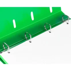 CARPETA 4 ANILLAS 25 MM LIDERPAPEL DIN A4 COLOR VERDE POLIPROPILENO
