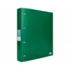 CARPETA 4 ANILLAS 40 MM LIDERPAPEL DIN A4 COLOR VERDE POLIPROPILENO