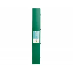 CARPETA 4 ANILLAS 40 MM LIDERPAPEL DIN A4 COLOR VERDE POLIPROPILENO