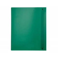 CARPETA 4 ANILLAS 40 MM LIDERPAPEL DIN A4 COLOR VERDE POLIPROPILENO