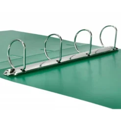 CARPETA 4 ANILLAS 40 MM LIDERPAPEL DIN A4 COLOR VERDE POLIPROPILENO