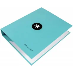 CARPETA 4 ANILLAS 40 MM MIXTAS LIDERPAPEL ANTARTIK A4 FORRADA COLOR MENTA
