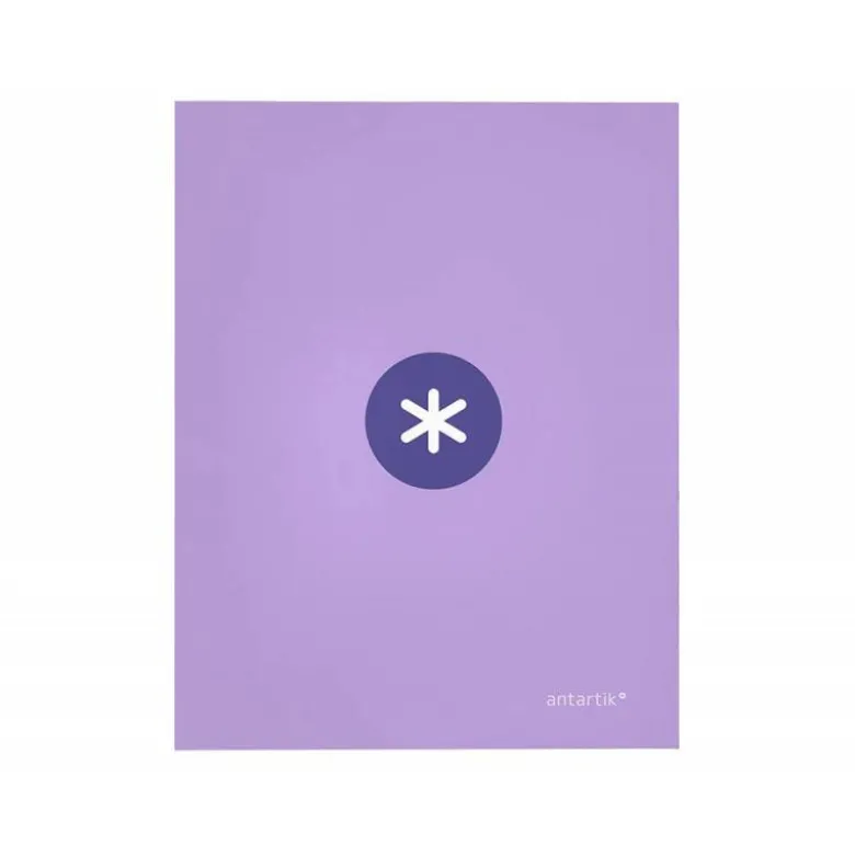 CARPETA 4 ANILLAS 40 MM MIXTAS LIDERPAPEL ANTARTIK A4 FORRADA COLOR LAVANDA LILA