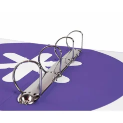 CARPETA 4 ANILLAS 40 MM MIXTAS LIDERPAPEL ANTARTIK A4 FORRADA COLOR LAVANDA LILA