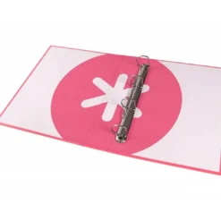 CARPETA 4 ANILLAS 40 MM MIXTAS LIDERPAPEL ANTARTIK A4 FORRADA COLOR CORAL
