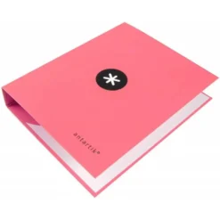 CARPETA 4 ANILLAS 40 MM MIXTAS LIDERPAPEL ANTARTIK A4 FORRADA COLOR CORAL