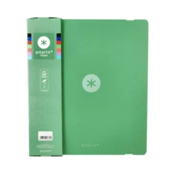 CARPETA 4 ANILLAS DE 35 MM MIXTAS ANTARTIK A4 FOAM COLOR VERDE MATCHA