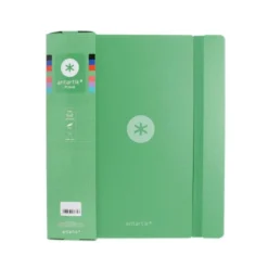 CARPETA 4 ANILLAS DE 35 MM MIXTAS ANTARTIK A4 FOAM COLOR VERDE MATCHA