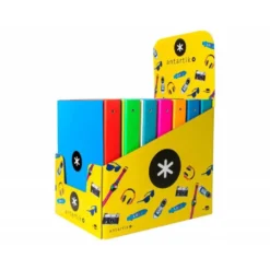 Carpeta 4 anillas 25mm Liderpapel Antartik A4 colores surtidos carton forrado