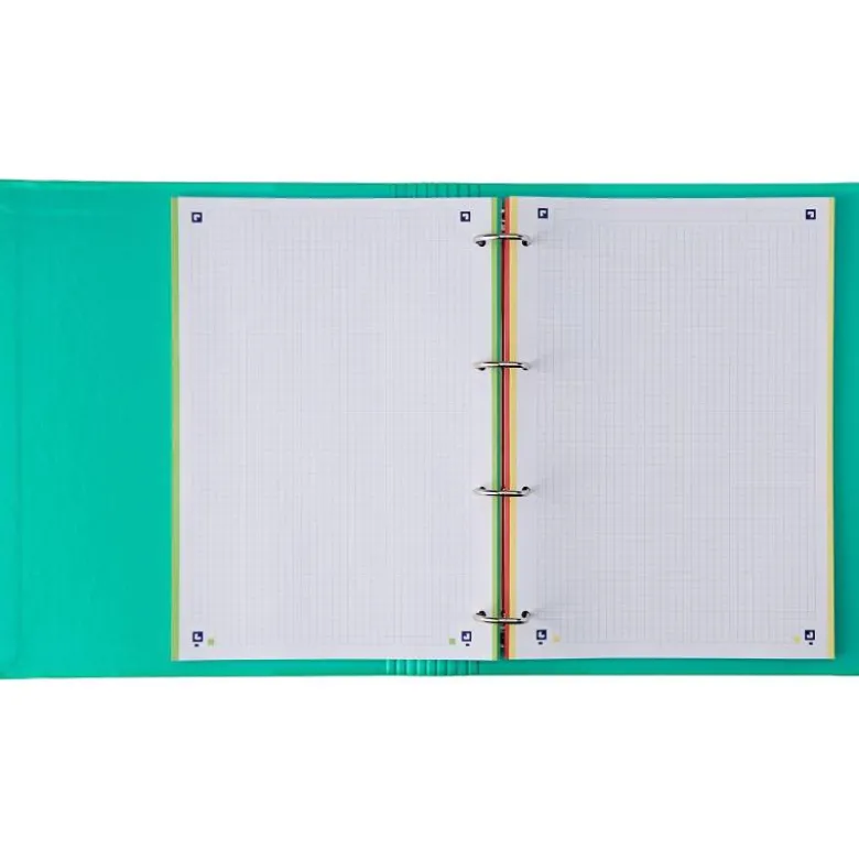 CARPETA ANILLAS OXFORD EUROPEANBINDER FOREST DIN A4+ CON RECAMBIO CUADRO 5MM