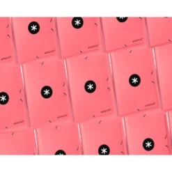 Carpeta Antartik clasificadora DIN A4 con 12 departamentos en Carton forrado Coral