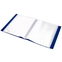 Carpeta Canguro Liderpapel DIN A4 poliporpileno 40 fundas color azul