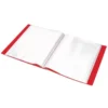 Carpeta Canguro Liderpapel DIN A4 poliporpileno 20 fundas color rojo