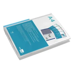 Carpeta Canguro Liderpapel DIN A4 poliporpileno 40 fundas color transparente