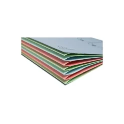 CARPETA CLASIFICADORA EXACOMPTA AUTENTIK 7 DEPARTAMENTOS DIN A4+ CARTON RECICLADO COLORES SURTIDOS