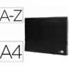 Carpeta clasificadora fuelle Liderpapel DIN A4 poliporpileno 13 departamentos color negro