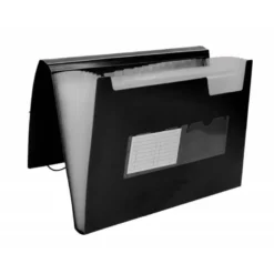 Carpeta clasificadora fuelle Liderpapel DIN A4 poliporpileno 13 departamentos color negro
