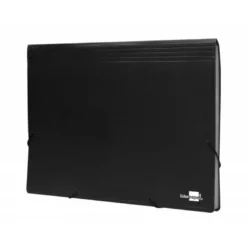 Carpeta clasificadora fuelle Liderpapel DIN A4 poliporpileno 13 departamentos color negro