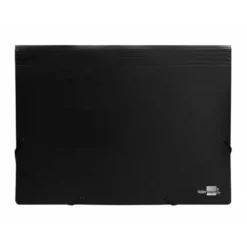 Carpeta clasificadora fuelle Liderpapel DIN A4 poliporpileno 13 departamentos color negro