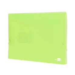 Carpeta clasificadora fuelle Liderpapel DIN A4 poliporpileno 13 departamentos color amarillo