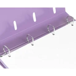 CARPETA CON RECAMBIO 4 ANILLAS DE 25 MM LIDERPAPEL DIN A4 COLOR VIOLETA POLIPROPILENO