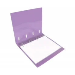 CARPETA CON RECAMBIO 4/40 MM LIDERPAPEL DIN A4 CUADRO 5MM COLOR LILA POLIPROPILENO