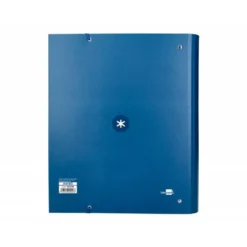 CARPETA CON RECAMBIO LIDERPAPEL ANTARTIK A4 CUADRO 5 MM FORRADA 4 ANILLAS 40MM REDONDAS COLOR AZUL MARINO