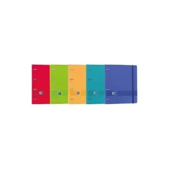 CARPETA CON RECAMBIO OXFORD EUROPEANBINDER LIVE&GO POLYFOAM 4 ANILLAS 35 MM CUADRO 5 MM DIN A4+ COLORES SURTIDOS